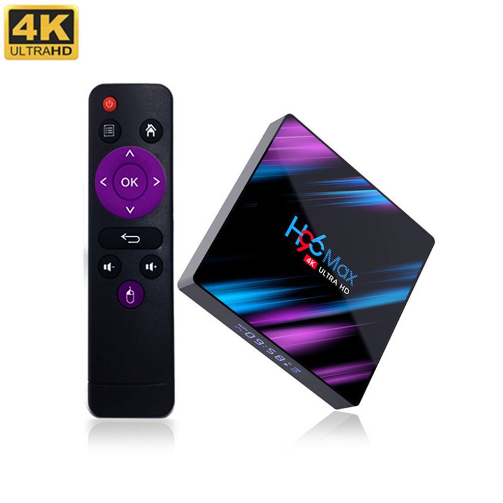 H96 MAX Android 10.0 TV-Box HD Media Player 4K 2,4 G/5 GHz WIFI(4GB/32GB)