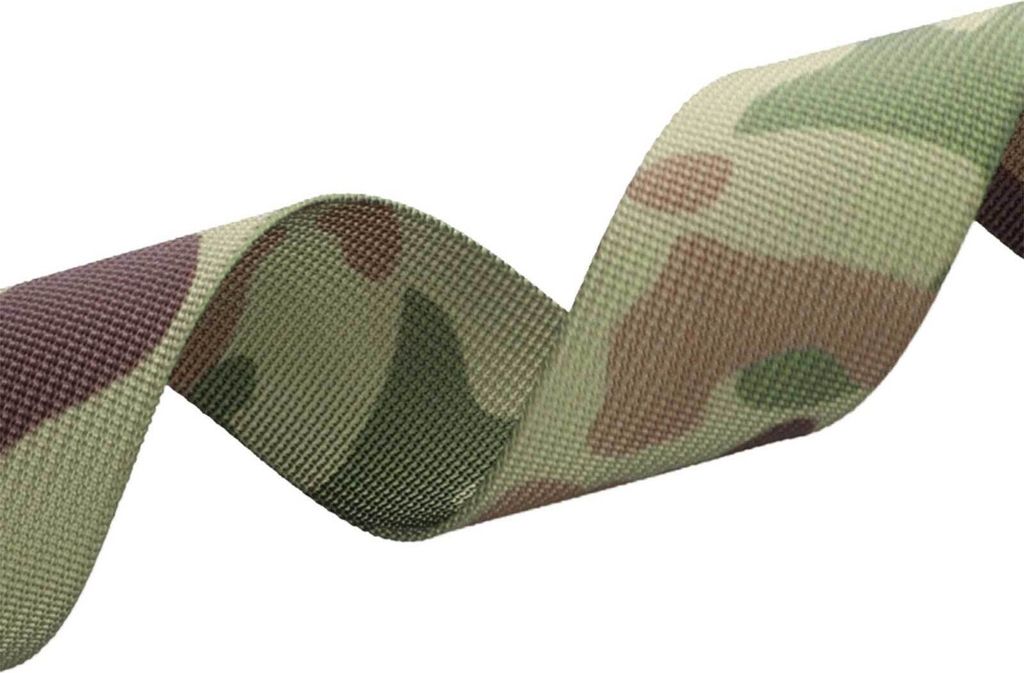 1m Gurtband im Tarnmuster Design aus Polyester camouflage multicam Taschengurt