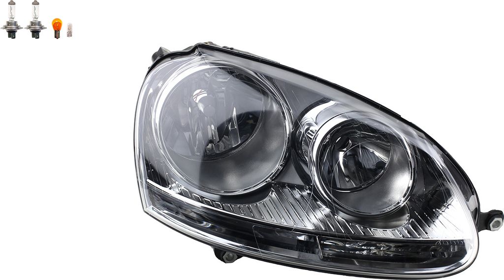 Johns, Scheinwerfer Halogen passend für VW Golf V 1K 5M 10/03-05/09 Rechts Leuchtmittel 1K6941006R 1K6941006P 1K6941006N 1K6941030P