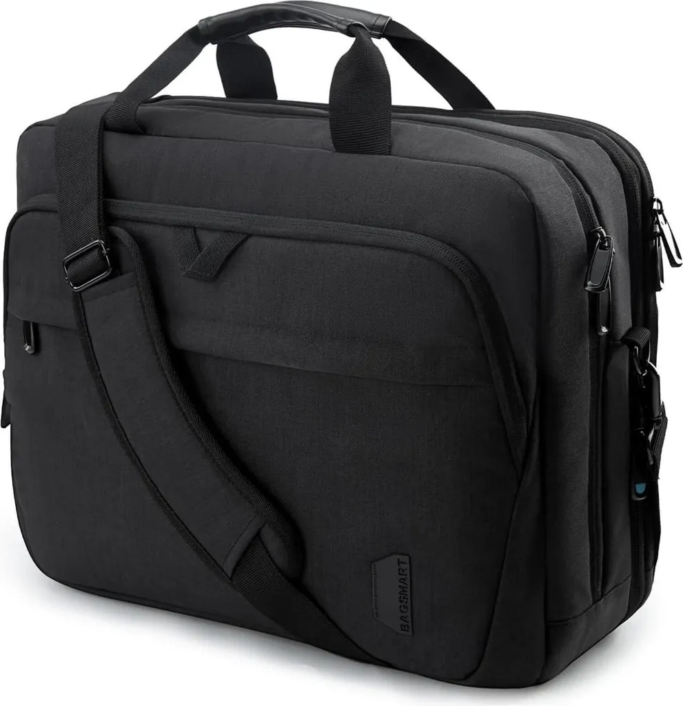 Borsa Porta PC 17.3 Pollici TSA Espandibile - Cartella Nera Idrorepellente