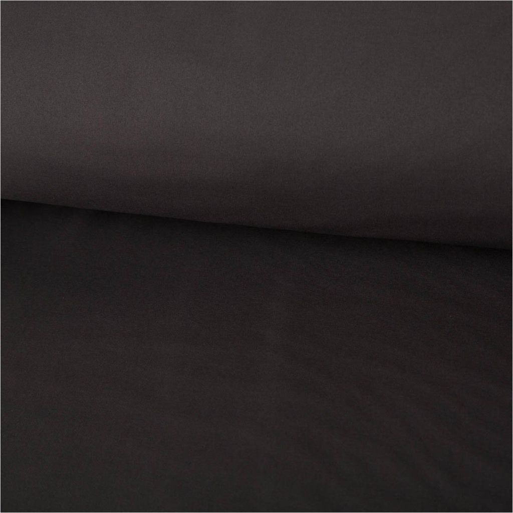 Stoff Meterware Softshell Outdoor Fleece-Rückseite Dunkel Grau 144cm