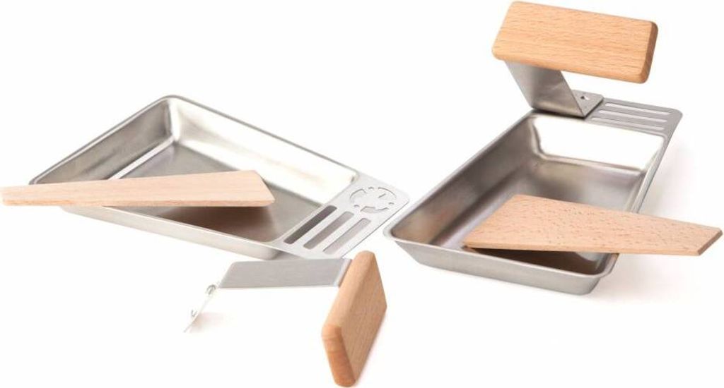 Grillpfännchen Set 2er ideal für Fisch Gemüse inkl. 2 Produktbild 