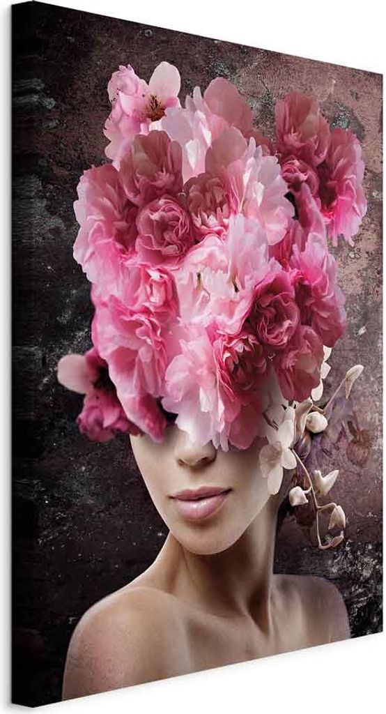 Italienischer Leinwand Leinwandbild - Spring Awakening (1 Part) Vertical 80x120 cm Menschen h-C-0161-b-a