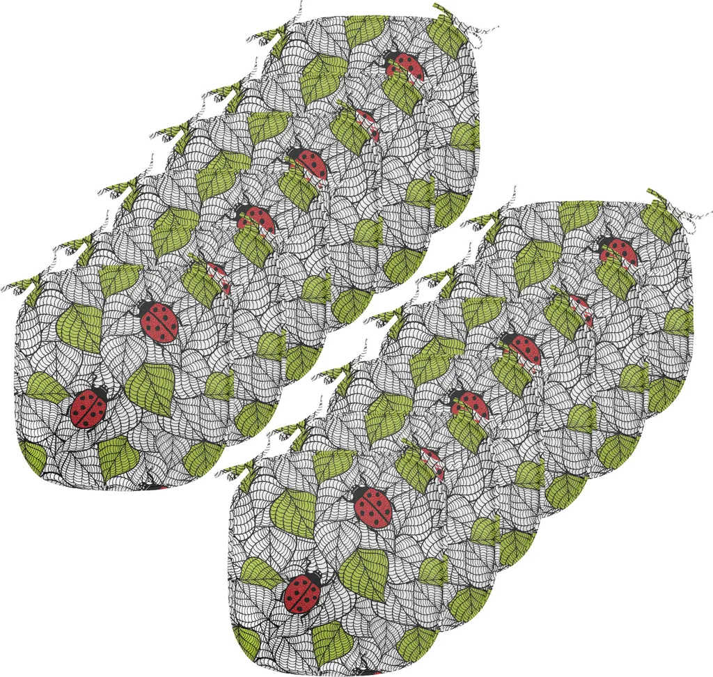 Cuscini Decorativi ABAKUHAUS Coccinella 40x40 Impermeabili x12