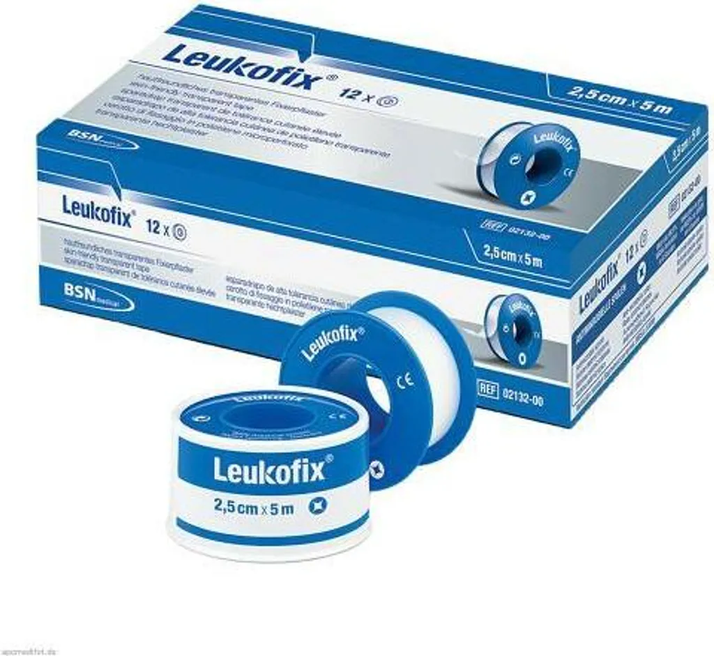 Leukofix BSN 2,5cm x 5m Conf. 12pz - Cerotto Chirurgico Ipoallergenico