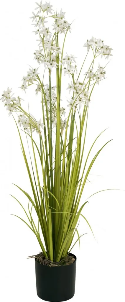 Herbe de Jasmin Artificielle de 130 cm : Fleurs Blanches et Réalisme