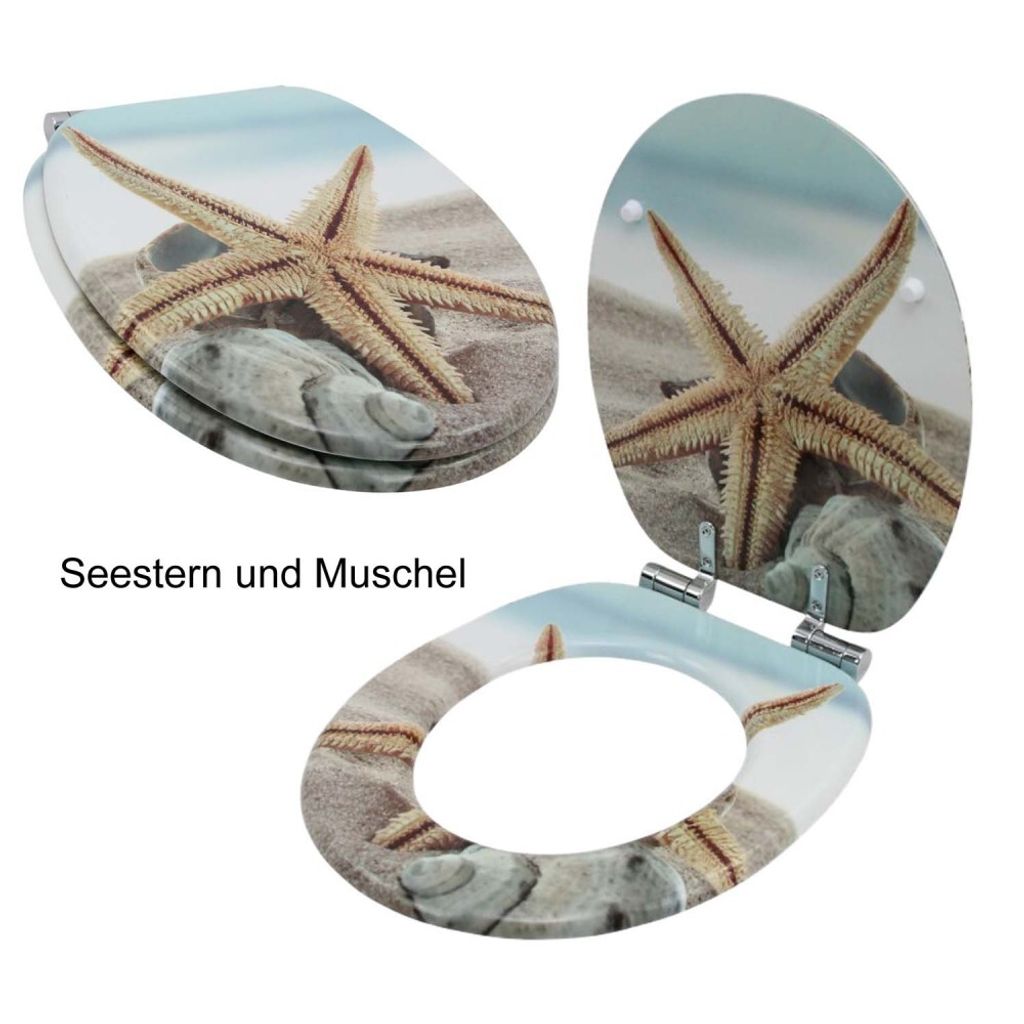 Seestern Kissen Mehrfarbig In Medium – Handgenäht, Aus 100% Polyester, Realistische Deko Für Naturfans
