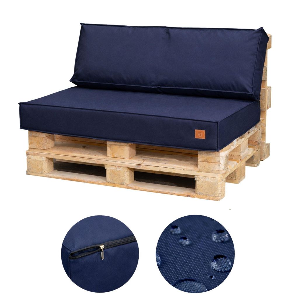Paletové polštáře 120 x 80 Set pro paletový nábytek Euro Obrázek produktu 