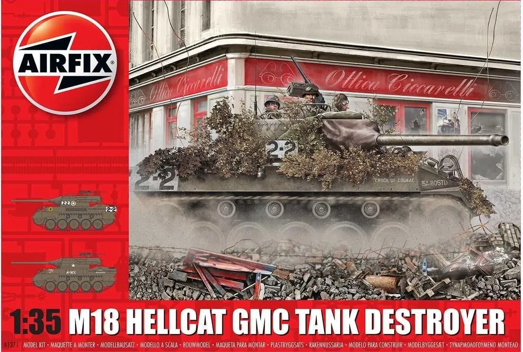 Kit plastique Airfix M-18 Hellcat 1:35 pour diorama militaire
