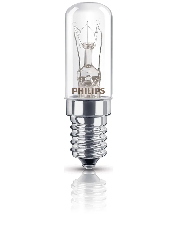 Ampoule tubulaire Philips T17 E14 7W transparente pour petit luminaire