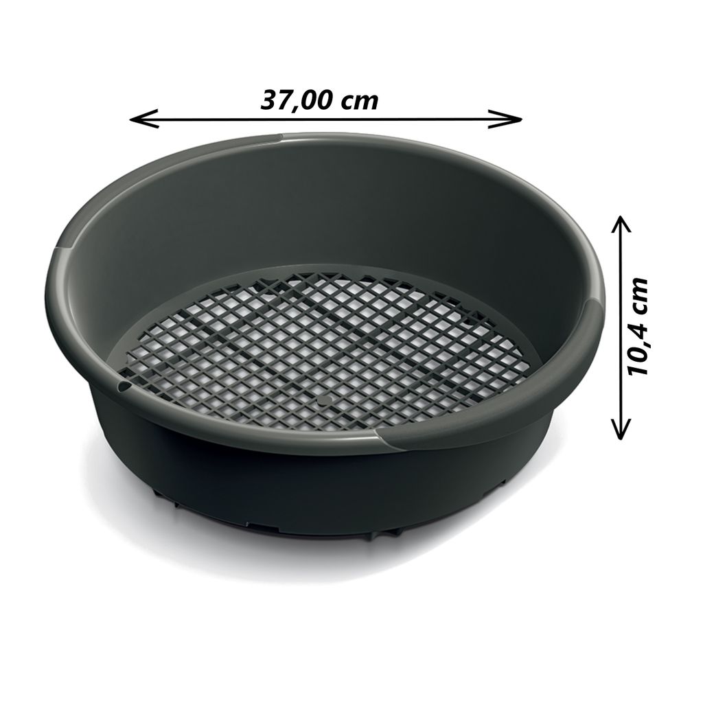 Edelstahl Laborsieb 20 Cm Durchmesser, Maschenweite 0,9 Mm – Rund, Silber, 5 Cm Hoch, Für Küche & Labor