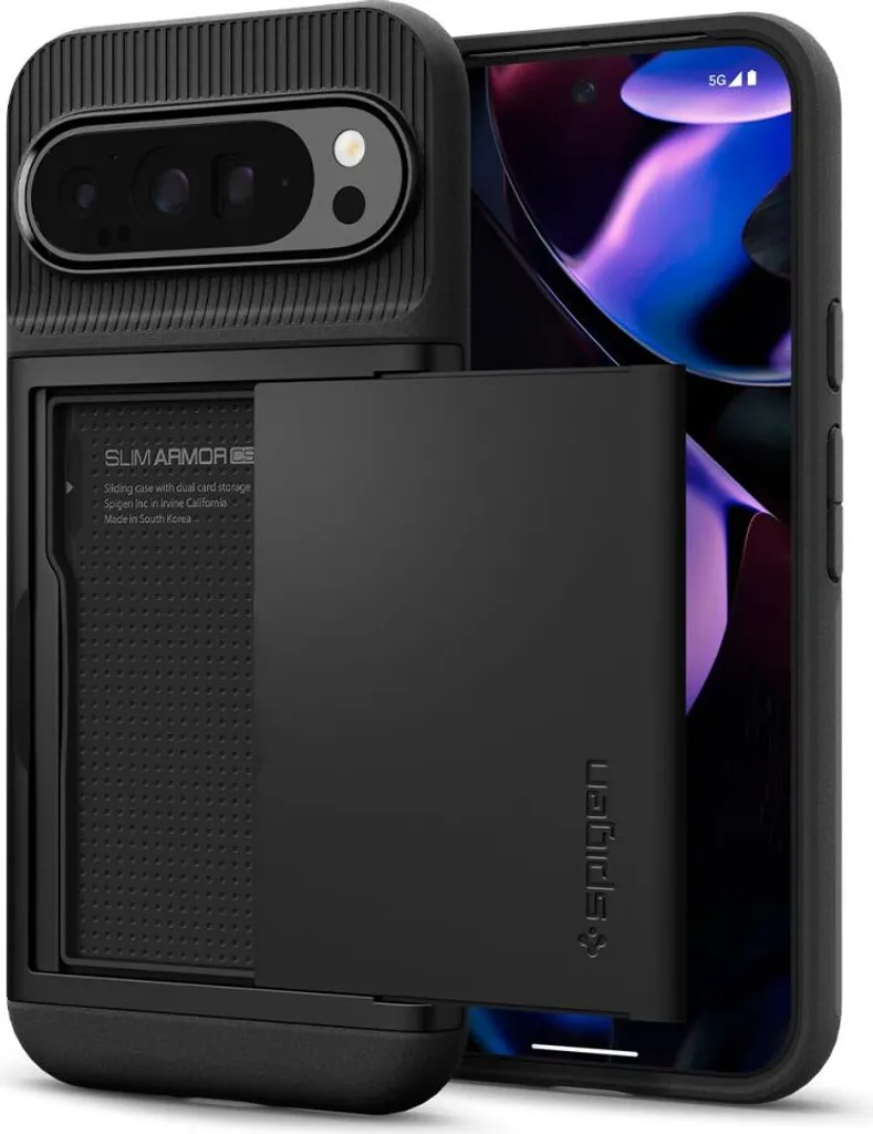 Coque Spigen Slim Armor CS pour Google Pixel 9 Pro XL Noir - Protection