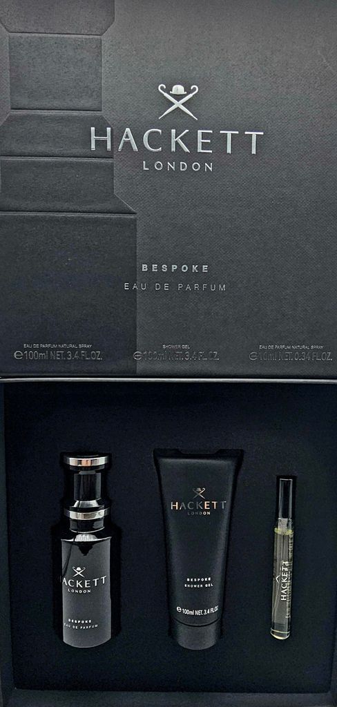 Edp Spray 100 ml/Showergel 100 ml/Travel Spray 10 ml Hackett Bespoke Giftset