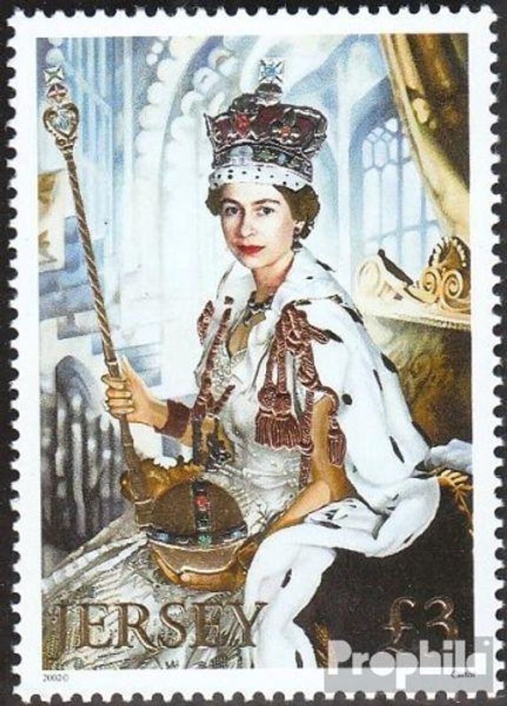 Briefmarken GB - Jersey 2002 Mi 1017 (kompl.Ausg.) gestempelt Königin