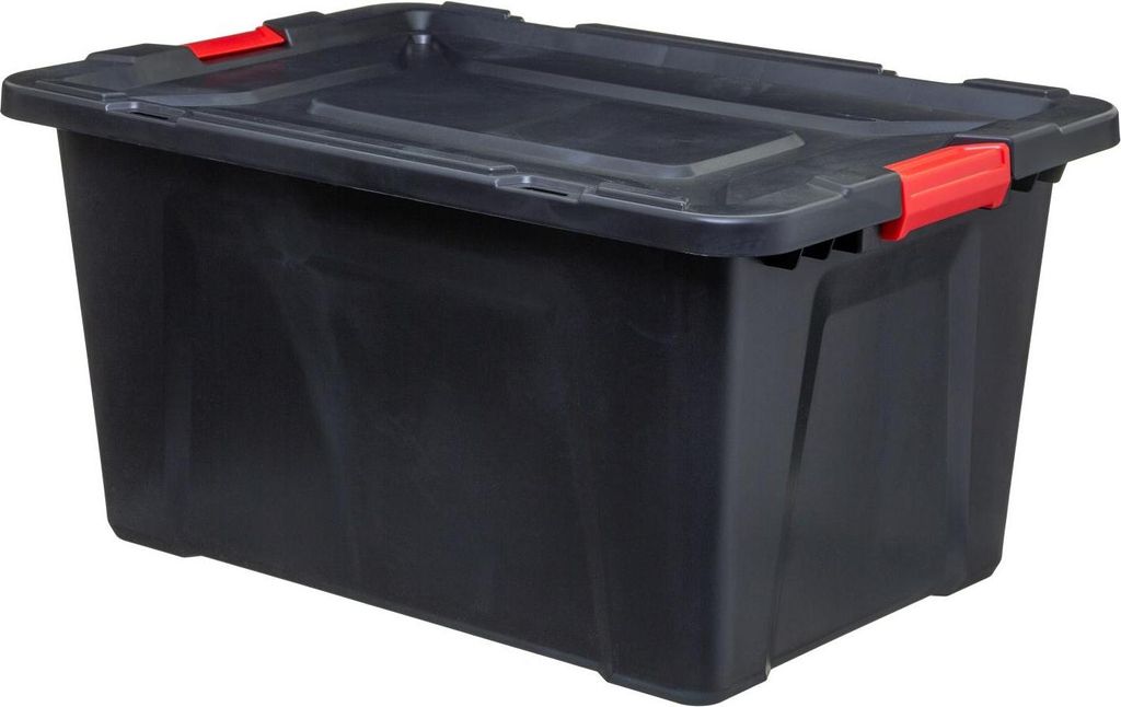 Plastový box s víkem, odklápěcí Obrázek produktu 