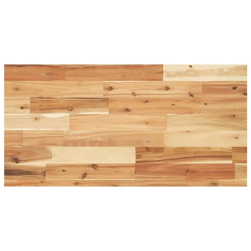 Piano Tavolo Acacia 100x40x4 cm | Legno Massello per Fai-da-Te