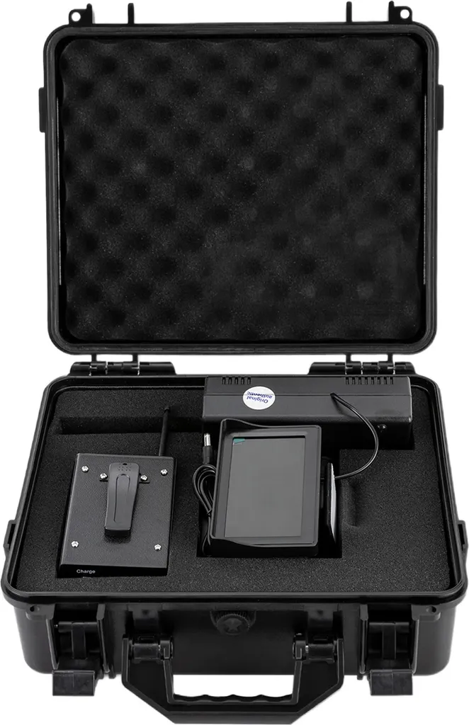 Appareil de détection de métaux portable avec scan large et précis noir