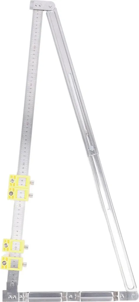 Guide de mesure extensible 2 en 1 avec connecteur intégré pour bois - 8