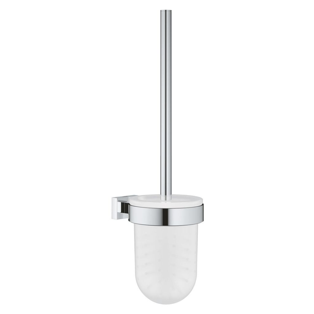GROHE Essentials, WC-Bürste & Halter, Chrom, Glas, Metall Produktbild 