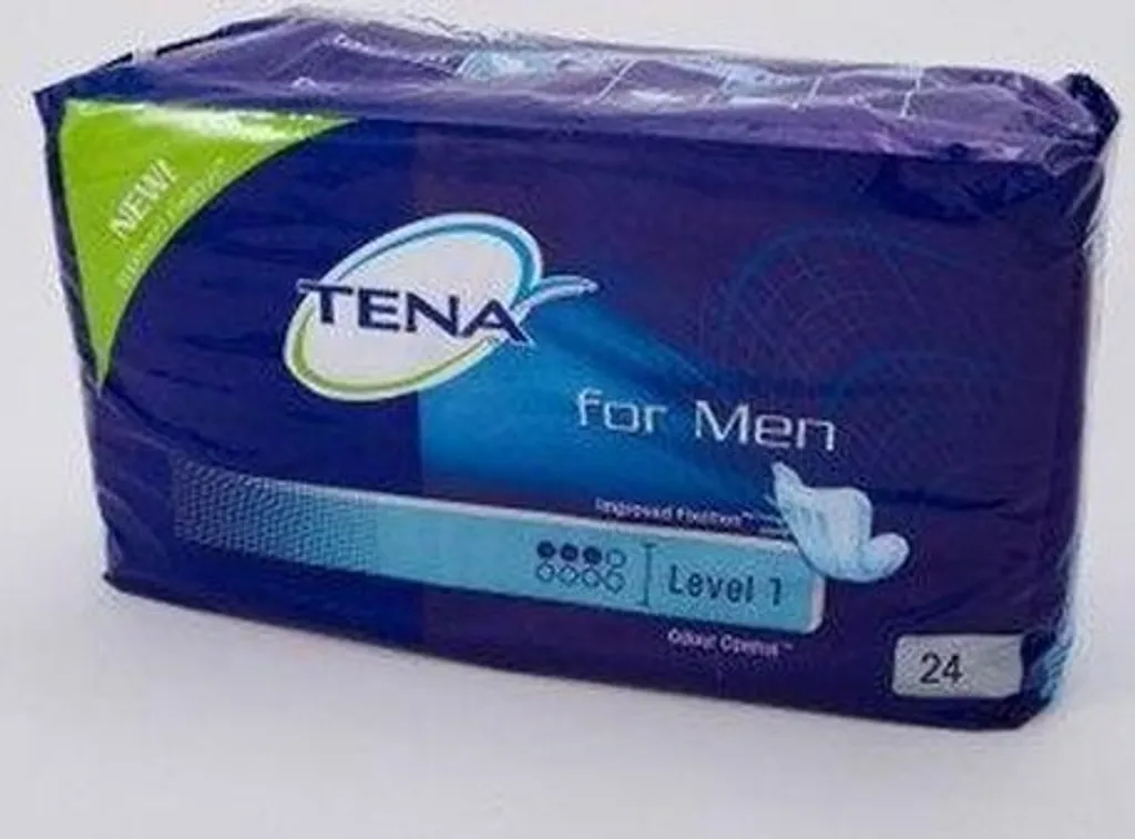 Tena Men Livello 1 - Protezione Invisibile Uomo 24 Pezzi per Ufficio