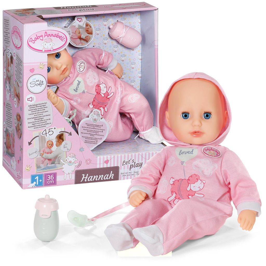 Baby Annabell Hannah Spiel mit mir, 36cm große Puppe mit 5 Produktbild 
