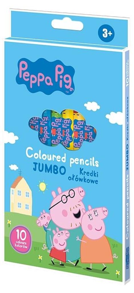 Kredki ołówkowe Peppa Pig Astra 10 kolorów Obrázek produktu 