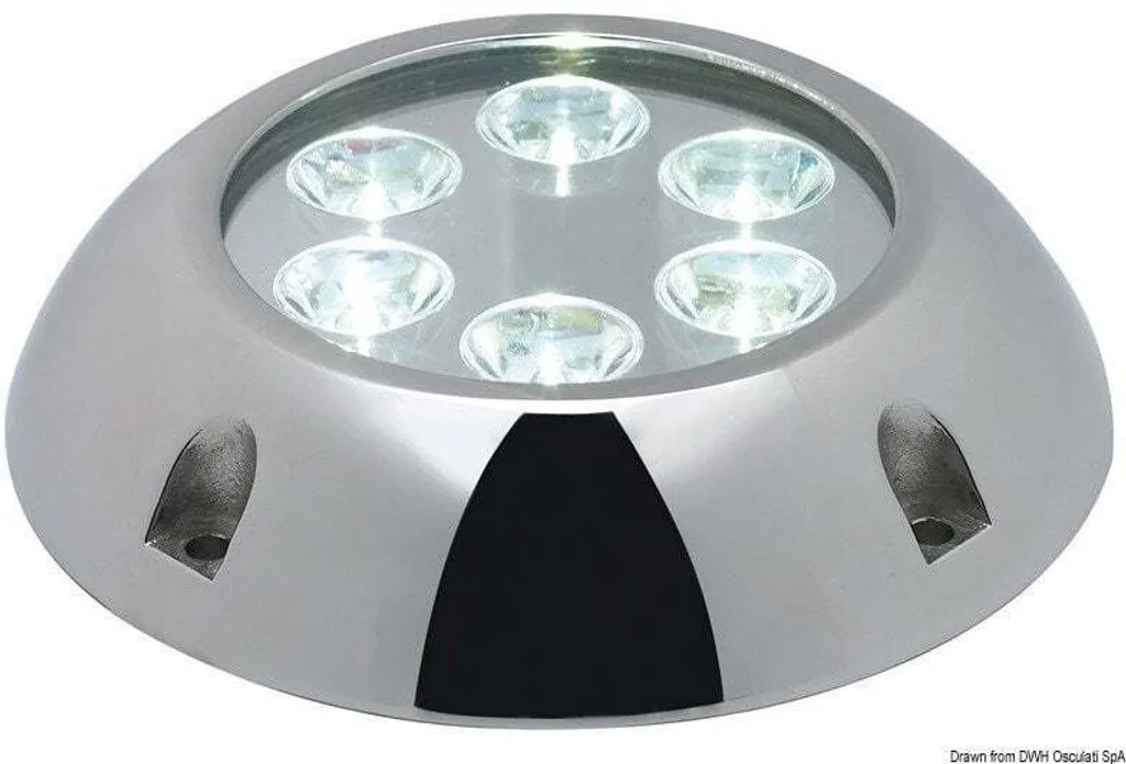 Osculati Spot Light Sous-Marin 6 Deck Light Éclairage Inox pour Bateau