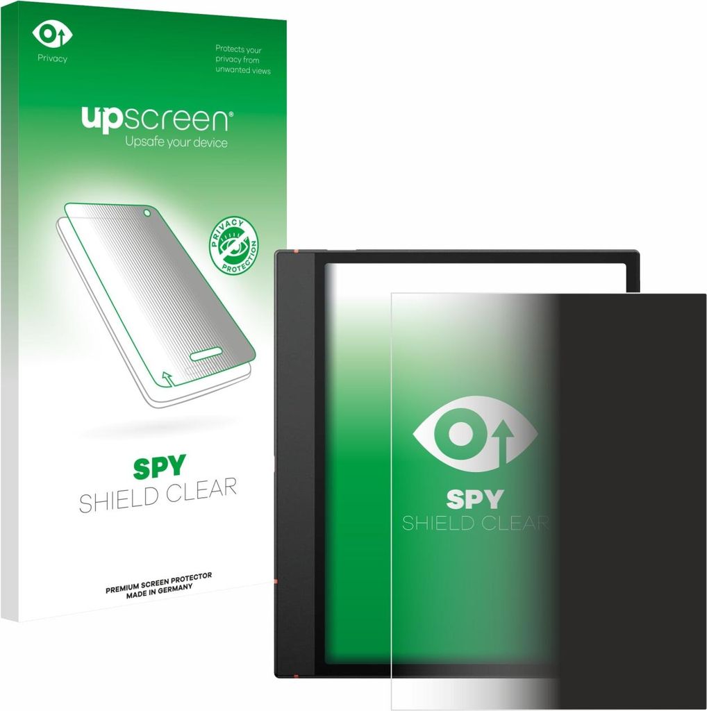 Für Boox Note Air 5 C Sichtschutzfolie Schutzfolie upscreen Anti-Spy Privacy Sichtschutz Blickschutz Display Schutz Folie Blaulichtfilter