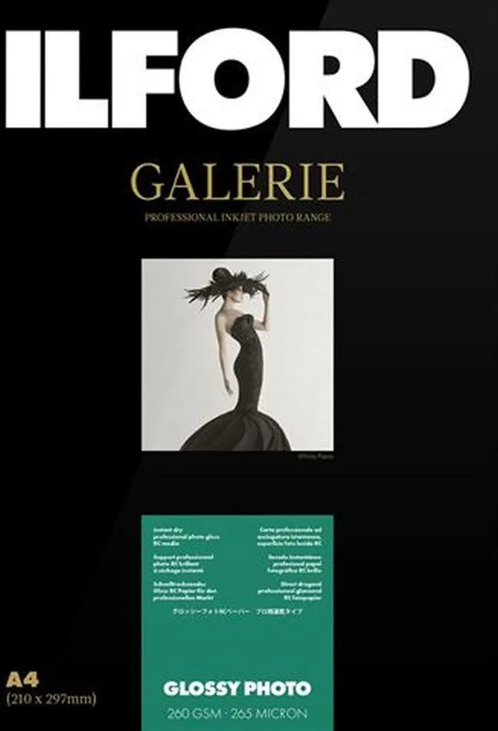Ilford Galerie Prestige Glossy 260g A3+ | 25 Fogli Inkjet Premium