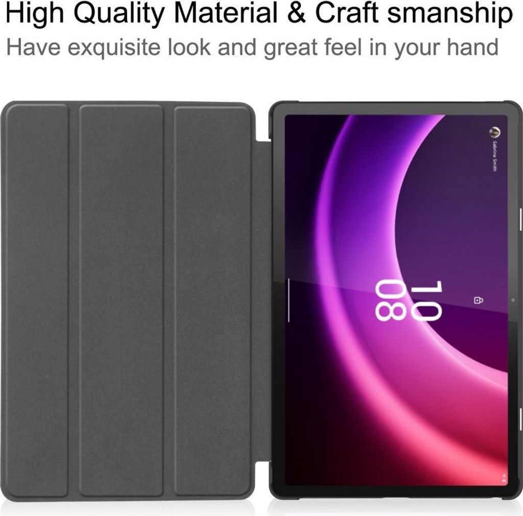 Lenovo Tab P11 Gen 2 Hülle - Tri-Fold Ständer Klapphülle mit Schlaf/Wach-Funktion - Schwarz