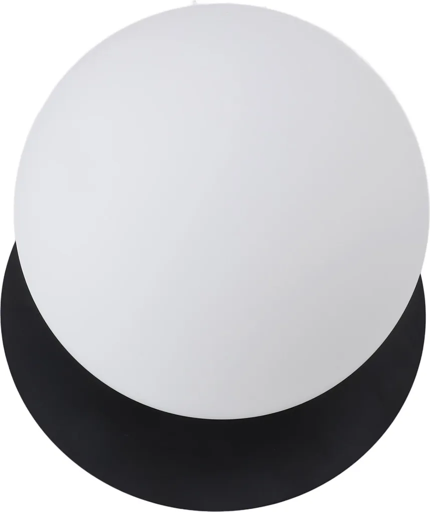 Plafonnier pour entrée et couloir globe en verre blanc chic base G9