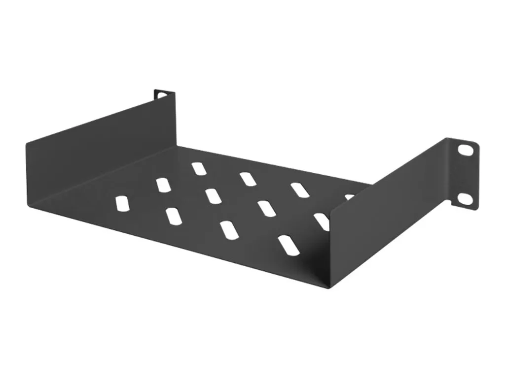 DIGITUS Ripiano Rack 10" 1U - Supporto per Switch e Modem 150mm - 3