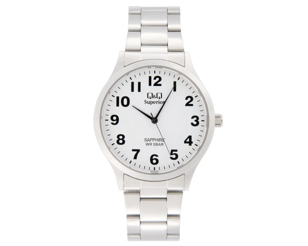 Orologio Uomo Q&Q Superior S278J214Y - Design Classico Argento - 5