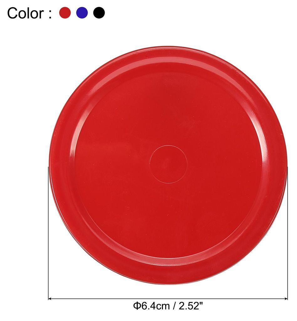 Air Hockey Pucks 2.5 Zoll, 12 Stš¹ck Air Hockey Schwere Ersatzpucks fš¹r Spiel-Tische Zubeh?r, 4 Stš¹ck pro Farbe