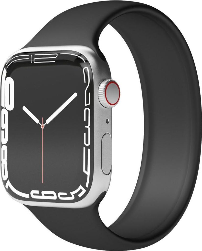 Vonmählen Watch Straps Solo Loop - Armband für Apple Watch, Gr. S, 40mm + 41mm + 42mm, Black