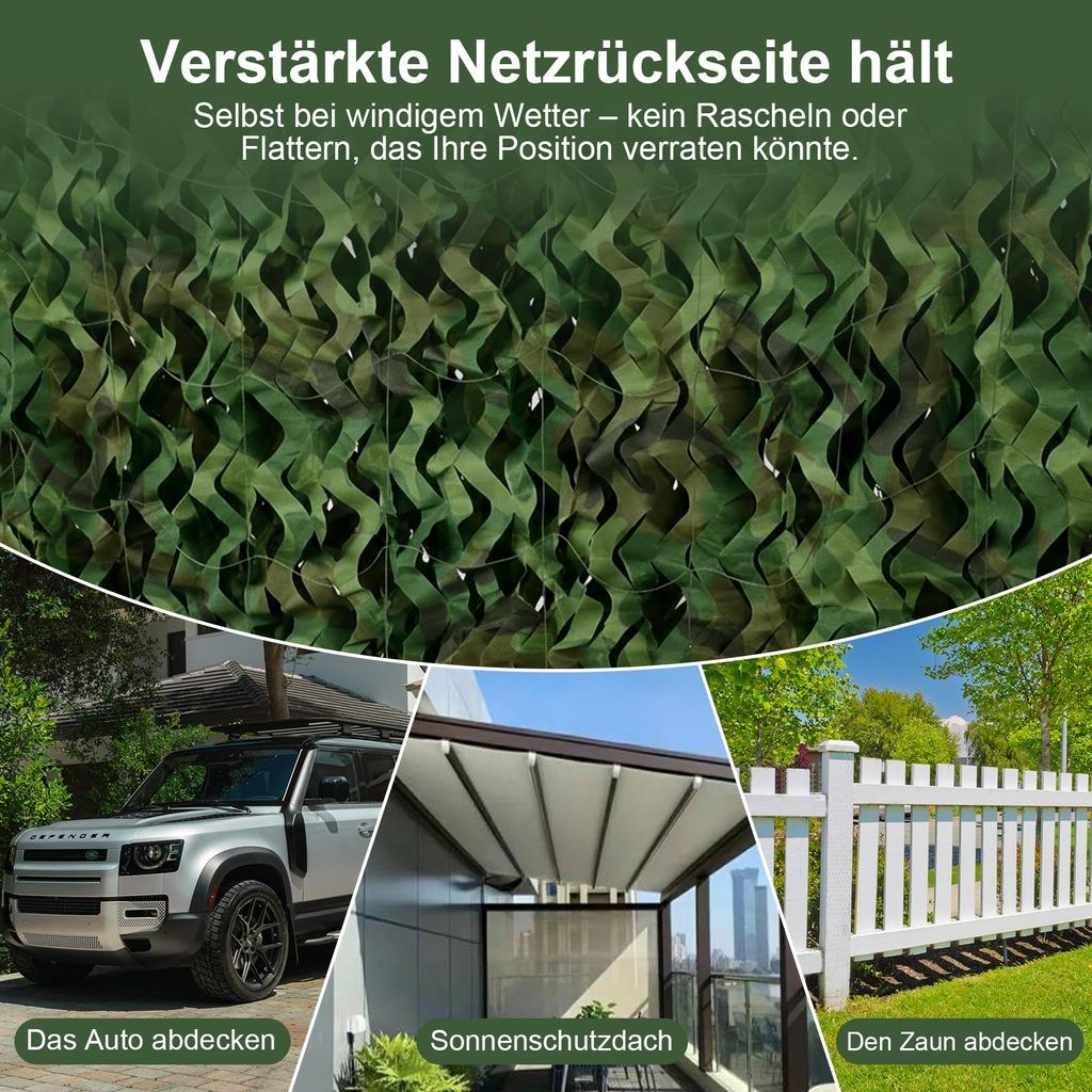 Tarnnetz Outdoor Camouflage Netz Sonnenschutz Reifestes