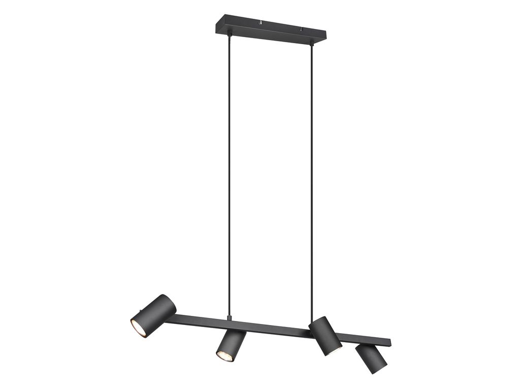 TRIO Trio Marley -riippuvalaisin 80 cm, 4-osainen, GU10, Immagine del prodotto 