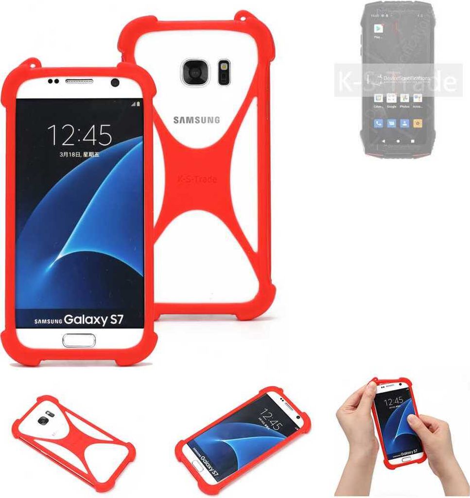 K-S-Trade Handy-Hülle kompatibel mit Cubot KingKong Mini 3 Schutz-Hülle Bumper Silikon Schutz Hülle Cover Case Silikoncase Silikonbumper TPU