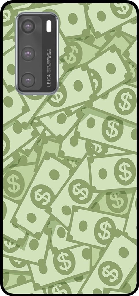 Smartphonica Telefon Fall geeignet für Huawei P40 mit Geld Impressum - TPU Backcover Fall mit Geld Design