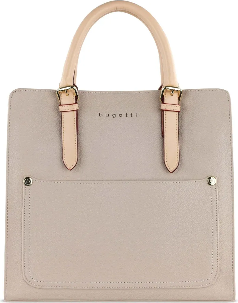 Bugatti Ella Top Handle Beige: Borsa a Tracolla Elegante da Donna - 1