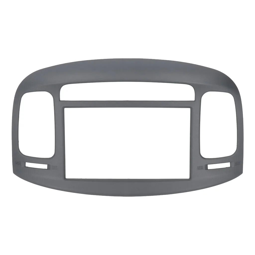 Façade autoradio robuste avec cadre de support pour navigation GPS 2DIN