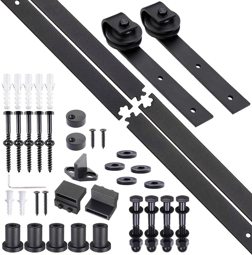 Sistema di porte scorrevoli barn door set di ferramenta 2 m Immagine del prodotto 