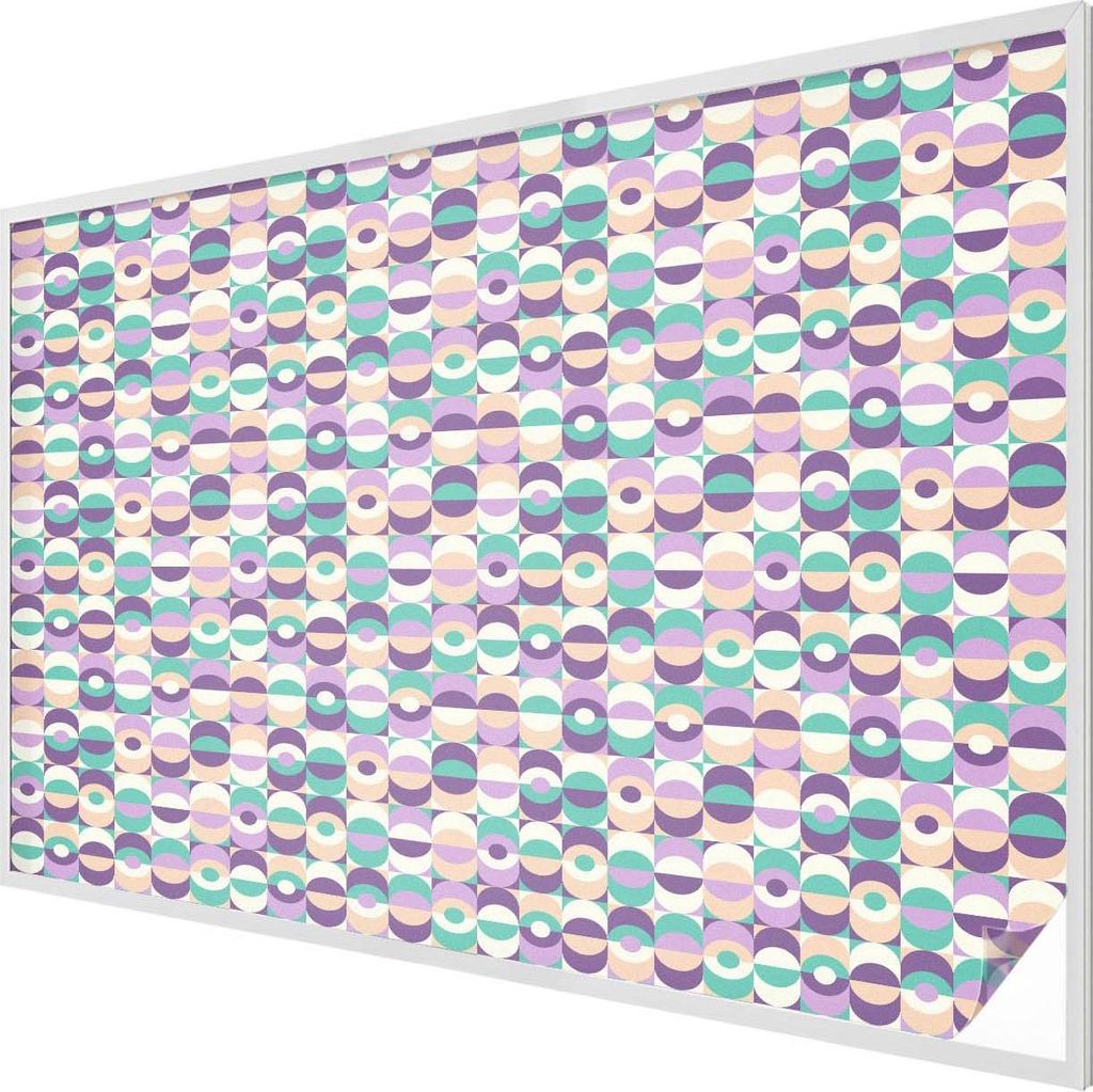 Buntglas Fensterfolie – 146x200 cm – Stained-Glass Design – blickdichte dekorative Sichtschutzfolie – selbstklebend, UV-Schutz – Bunte Mu...