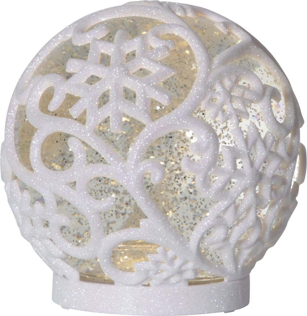 Star Trading ++LED-Schneekugel "Frost", weiss / Glitzer Produktbild 