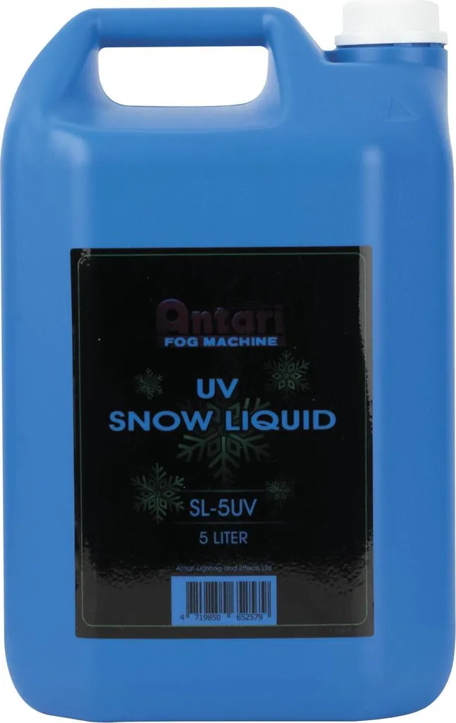 Fluide neige Antari SL-5UV réactif lumière noire 5 litres Premium