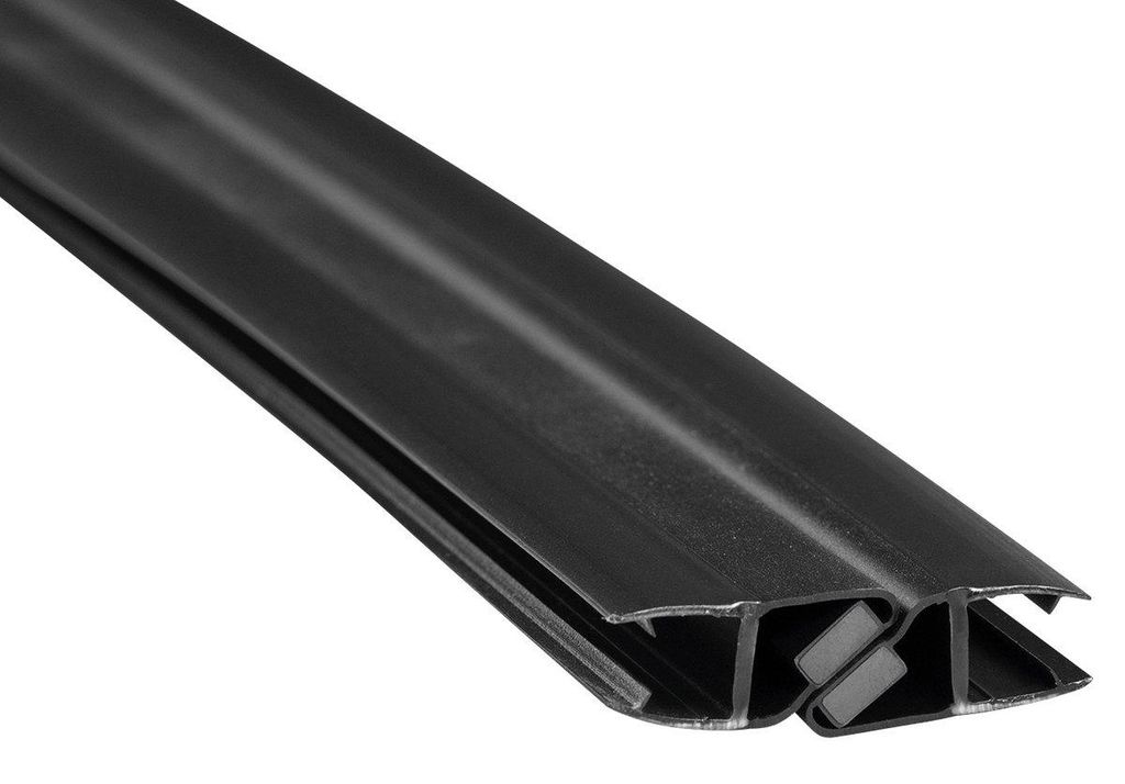 Aqualine Magnet Dichtung 45° Glas 8/8mm, Schwarz