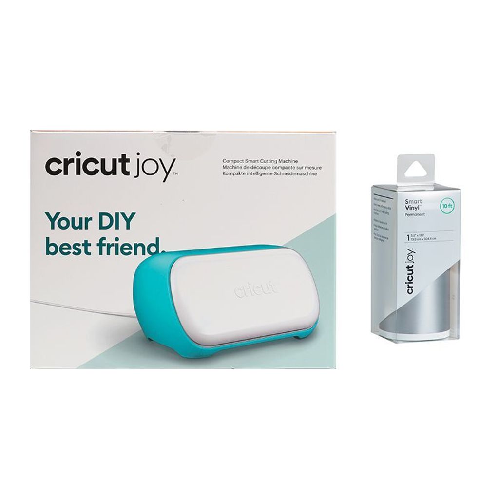 Cricut-Joy-Schneidemaschine + Smart permanentes Vinyl-Rolle 304,8 x 13,9 cm - Silber