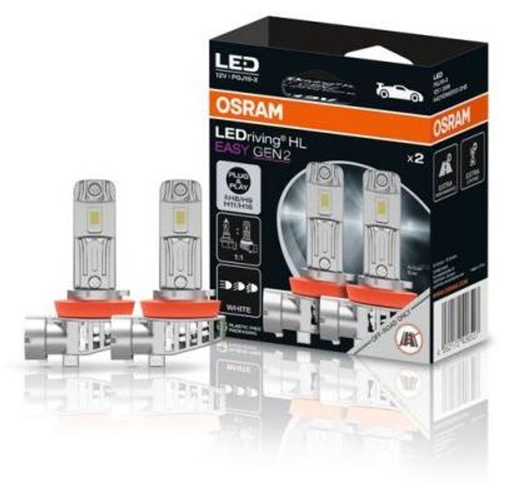 Kit 2 ampoules LEDriving HL EASY H8/H11/H16 Osram Image du produit 