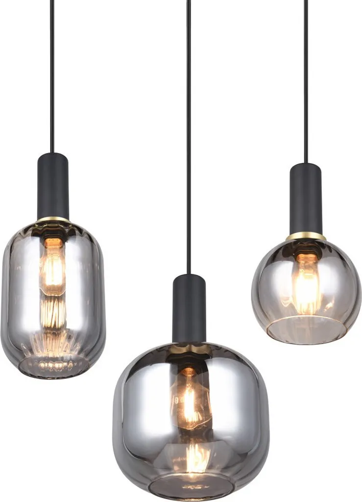 Sospensione DIVA Trio Lighting E27 10W | Perfetta per LED Smart - 3