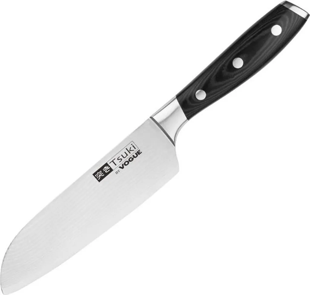 Vogue Tsuki Serie 7 Set 3 Coltelli Giapponesi | Taglio Laser in Cucina - 4